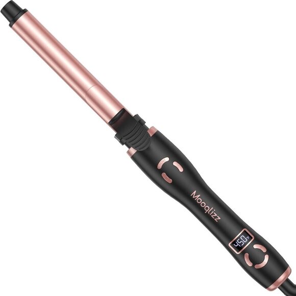 Long Barrel Rotating Curling Iron Rose Gold Color New in Box GREAT GIFT - Picture 1 of 1